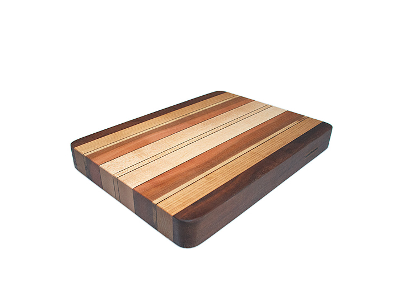 Mountain Woods Brown Extra Thick Square Acacia Cutting Board - 16