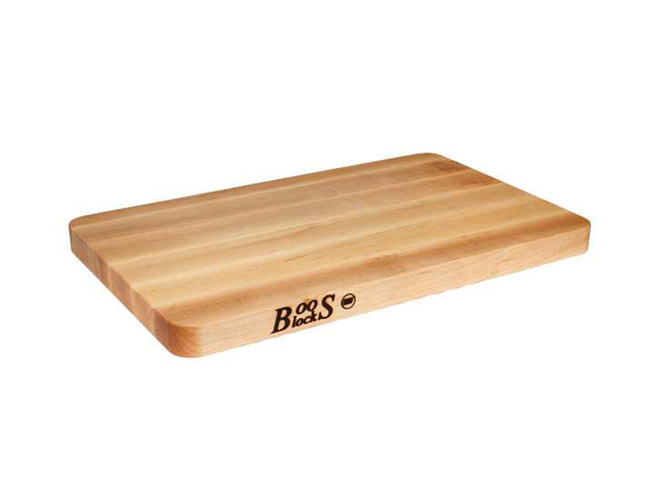 John Boos Chop N Slice Maple Wood Edge Grain Cutting Board, 10 x 10 x 1