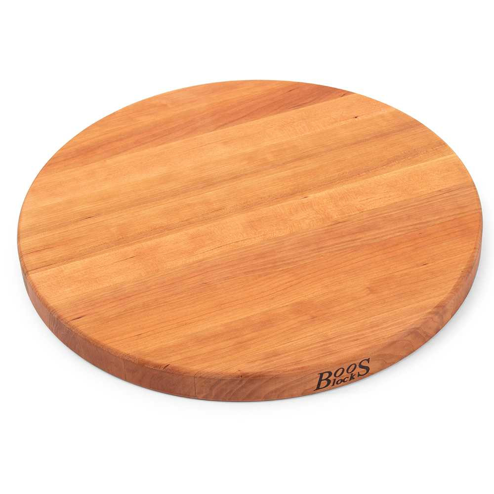 John Boos Reversible Round Cherry Board - Thumbnail 2