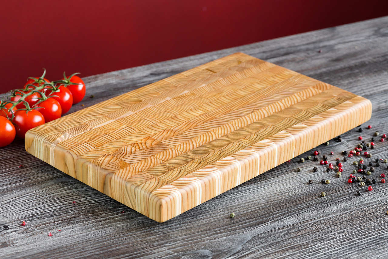 Larch Wood Small SM End Grain Cutting Board – Sweetheart Gallery:  Contemporary Craft Gallery, Fine American Craft, Art, Design, Handmade Home  & Personal Accessories