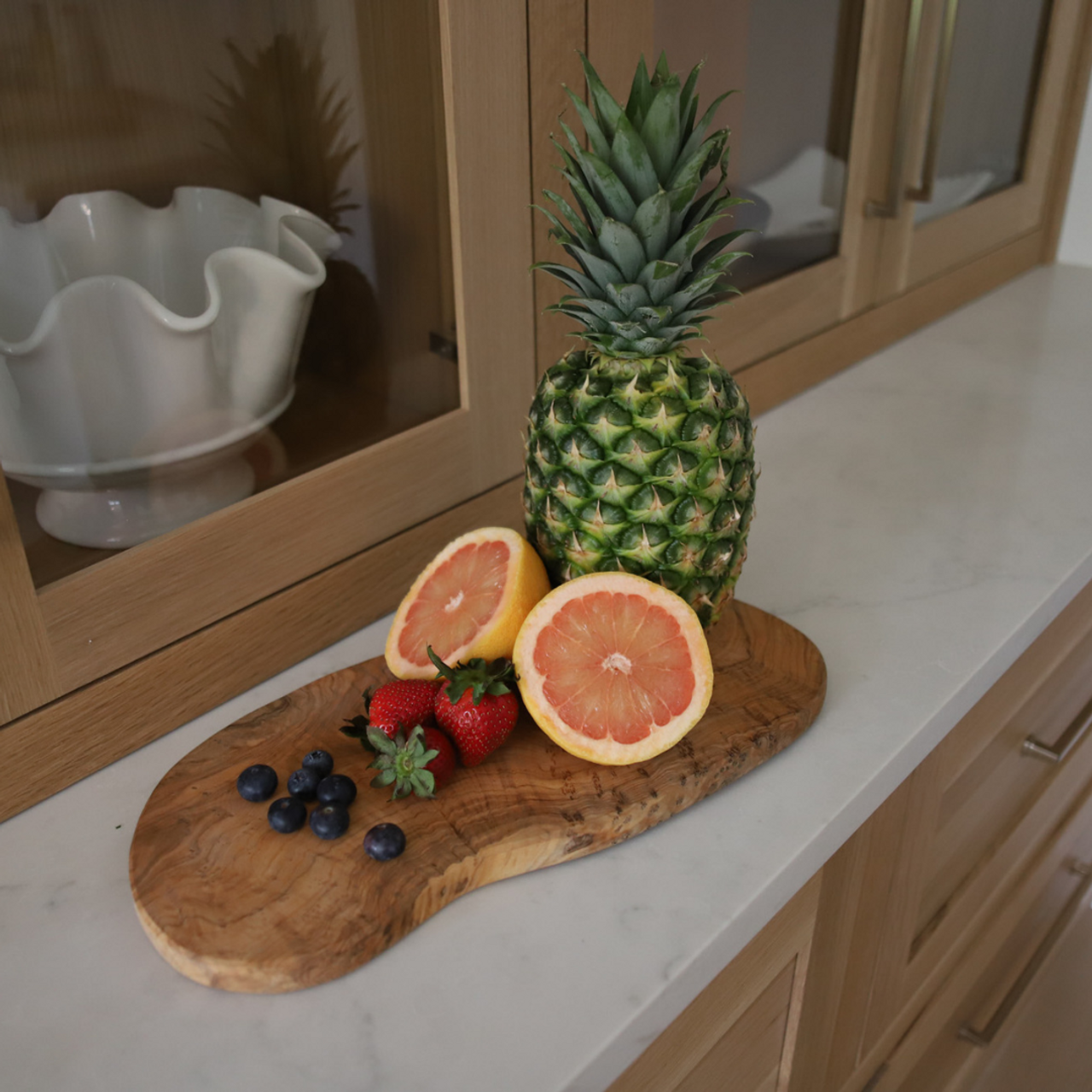 Totally Bamboo Pineapple Shaped Cutting & Serving Board