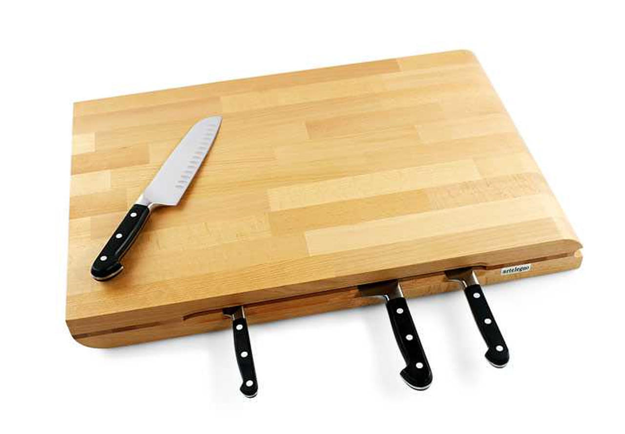 Artelegno Torino Board and Knife Holder 24 x 16 x 2.5
