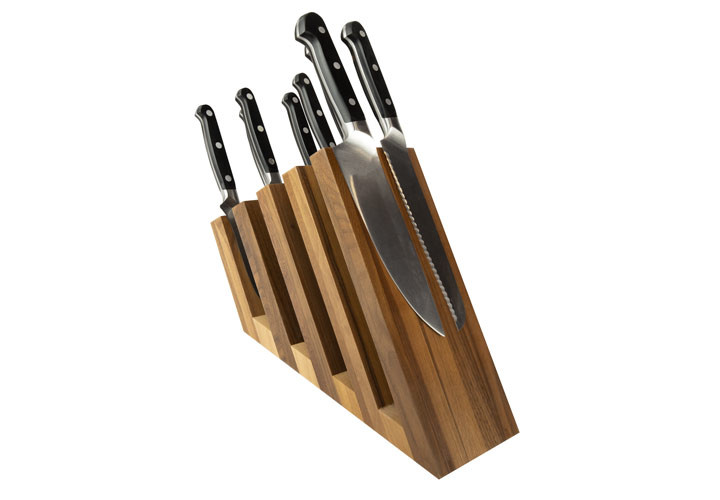 Artelegno Grand Prix S Walnut Knife Block
