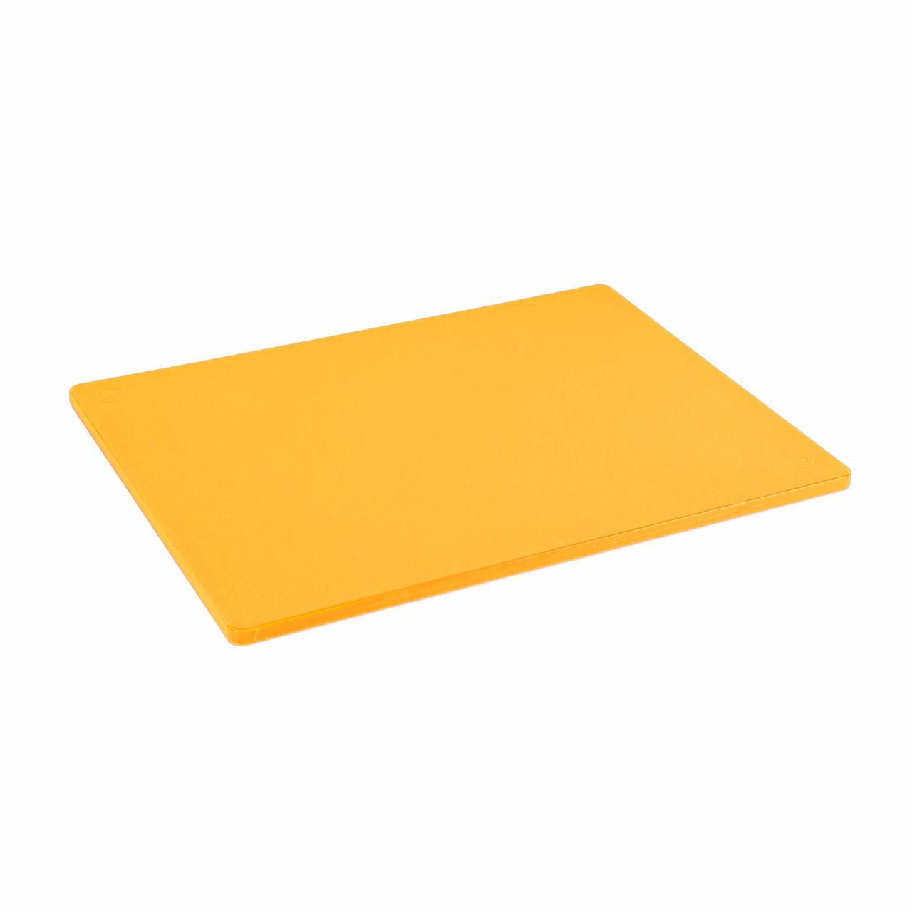 Planche à Découper En Plastique HDPE Jaune - épaisseur 1/4" (6.35mm), Lavable Lave-vaisselle, Taille Au Choix