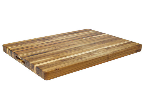 Yes4All Durable Teak Cutting Board for Kitchen, [24''L x 18''W x