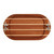 Nautical Boards Oval Sapele Serving Tray