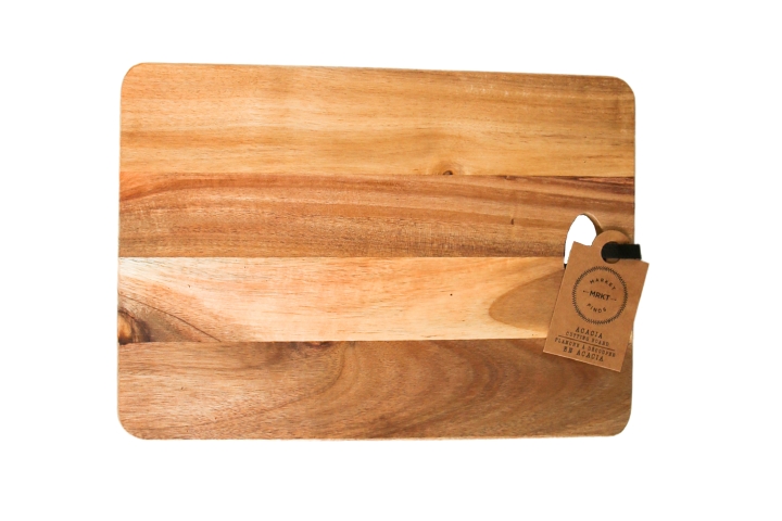 Mad Hungry Teakwood Cutting Board with Silicone Inserts K51329 Used, Brown