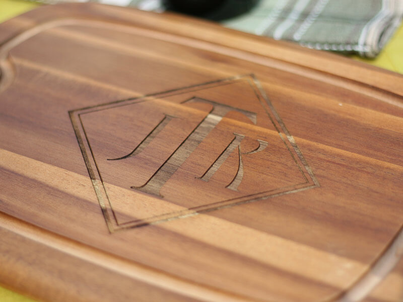 Custom Acacia Monogram
