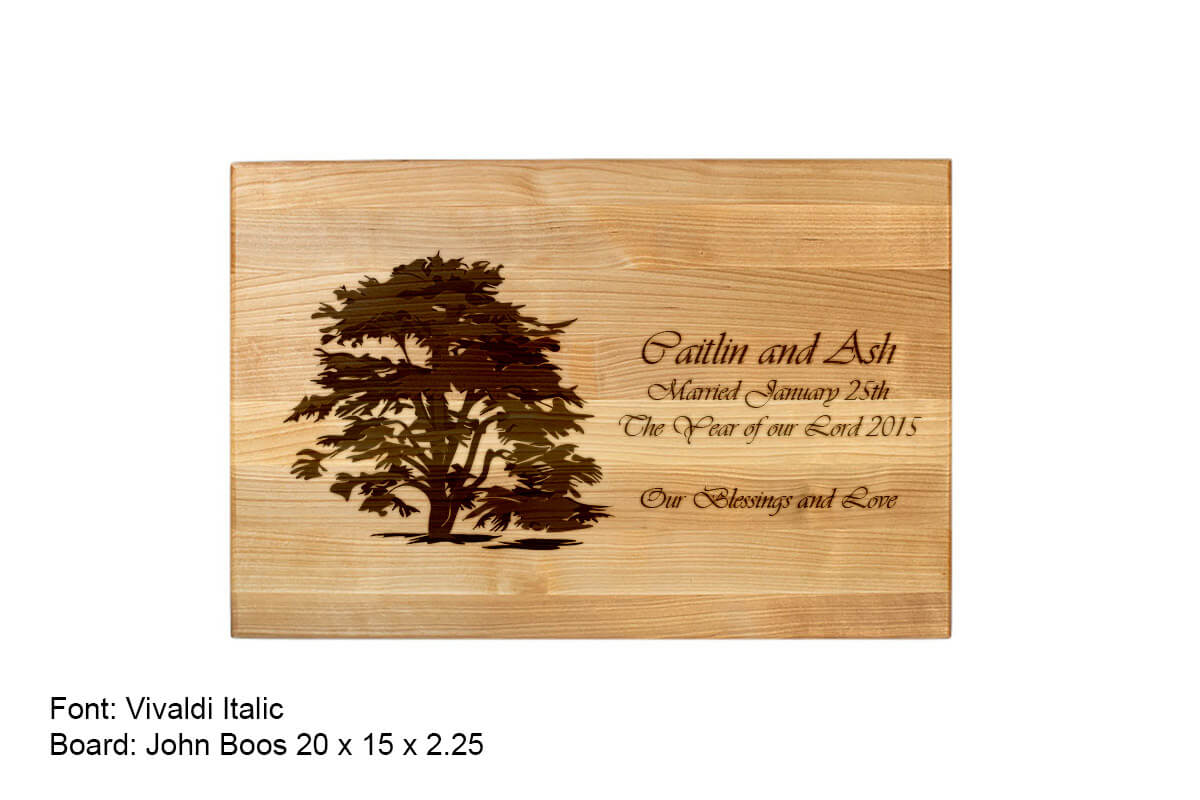 Fancy Custom Cutting Board