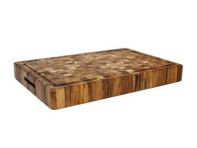 Teakhaus Teak End Grain Butcher Block 20 x 14 x 2.5