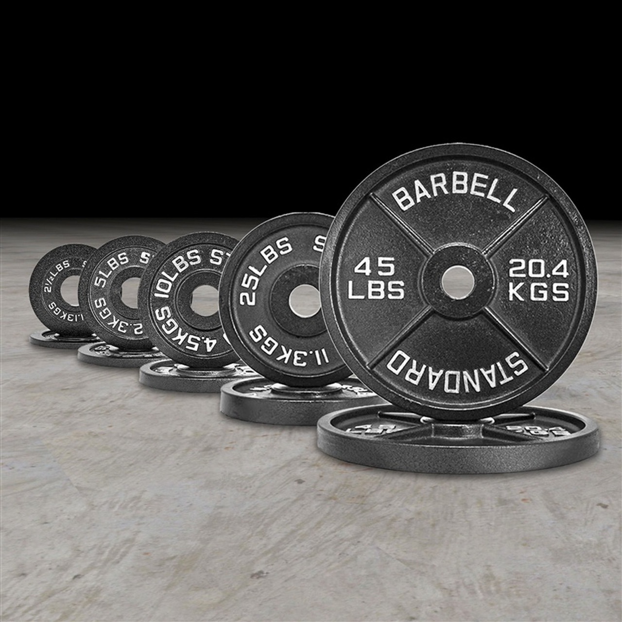 Standard Barbell Plates - Cast Iron - Health City
