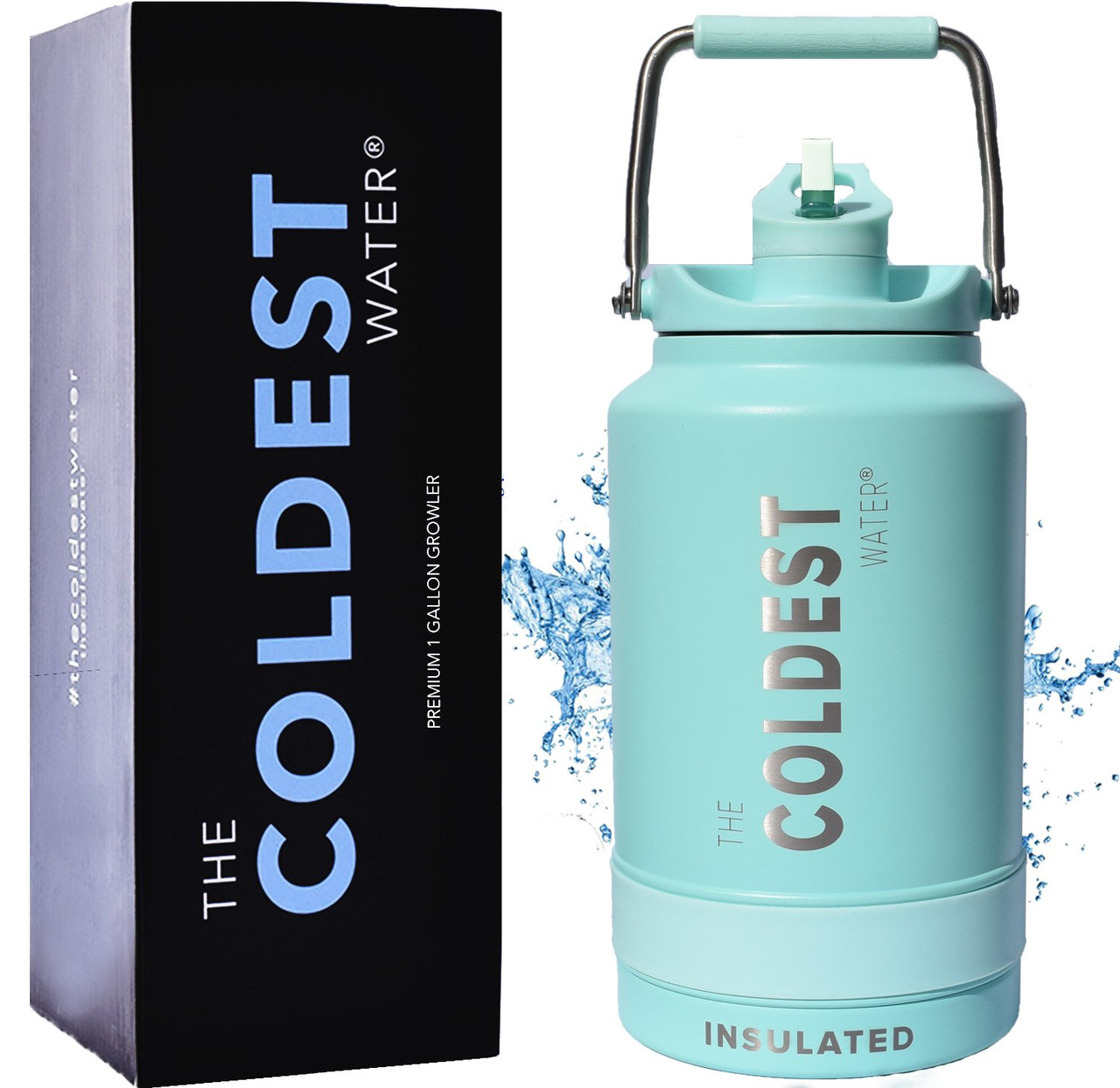 Coldest One Gallon Water Bottle with Lid