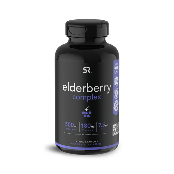 Elderberry + Vitamin C & Zinc (60 caps)