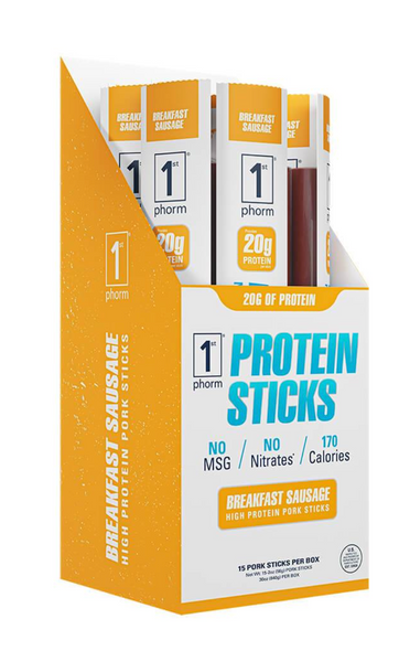1stPhorm - 15pk Protein Sticks Breakfast Sausage