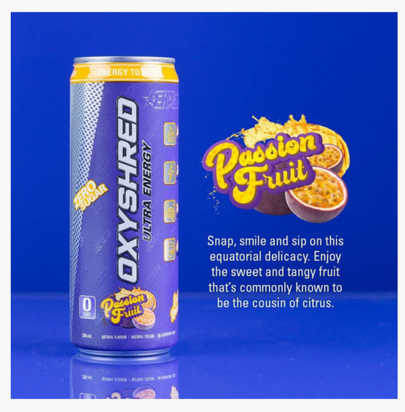 Oxyshred RTD 12pk- Passionfruit