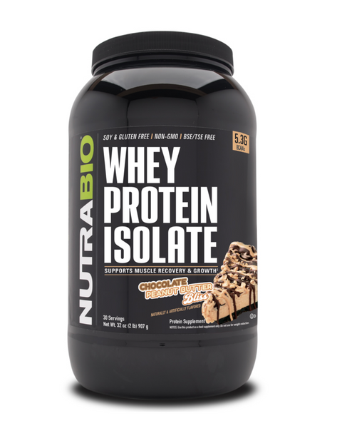 NutraBio - Whey Protein Isolate 2lb