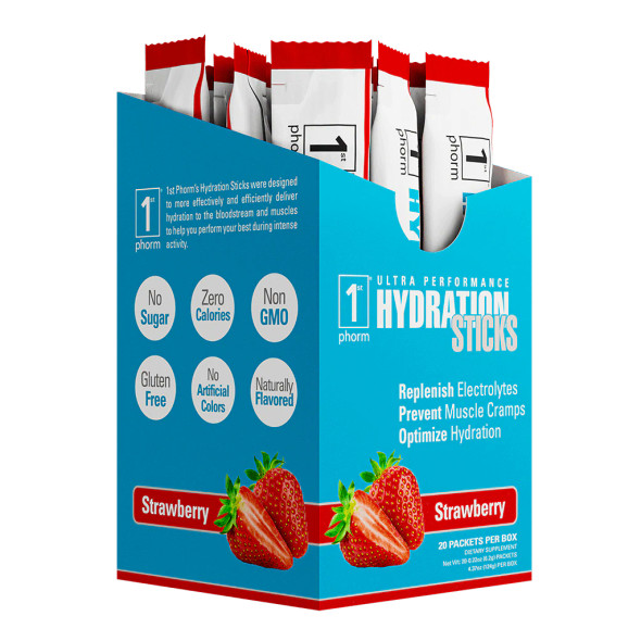1stPhorm - Hydration Sticks  (20PK) Strawberry