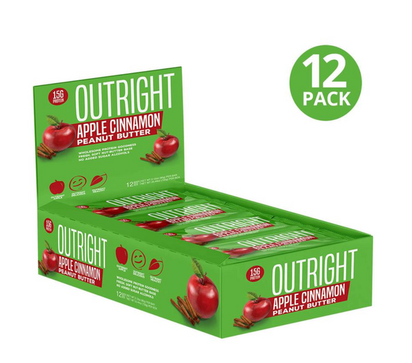 Outright PB Bar 12pk- Apple Cinnamon