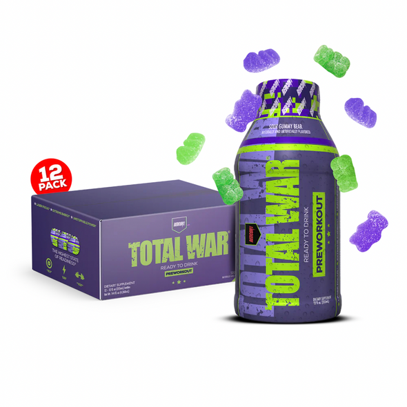 Total War Preworkout RTD 12pk - Sour Gummy Bear