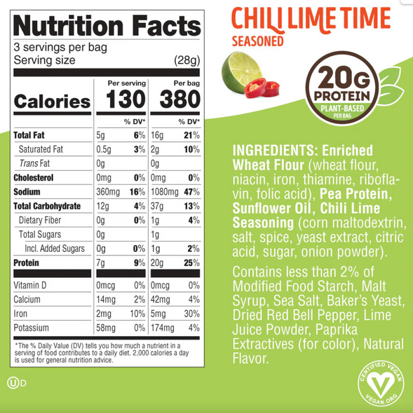 Lenny & Larry Fitzels - Chili Lime 8pk