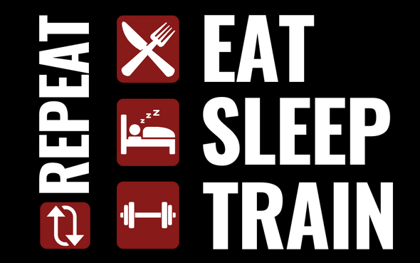 RÜK Patches - Eat Sleep Train Repeat