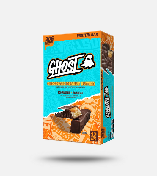 Ghost Dual Protein Bar 12pk- Chocolate Peanut Butter