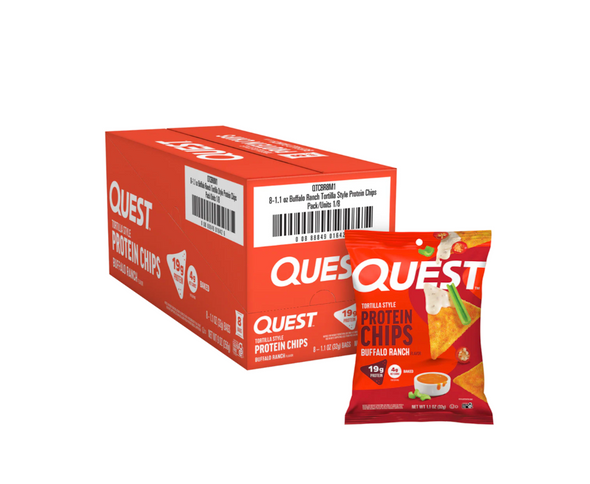 Quest Chips 8pk- Buffalo Ranch
