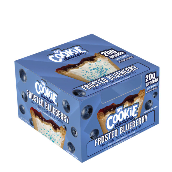 MCD Protein Toaster Pastry 12pk - Frosted Blueberry