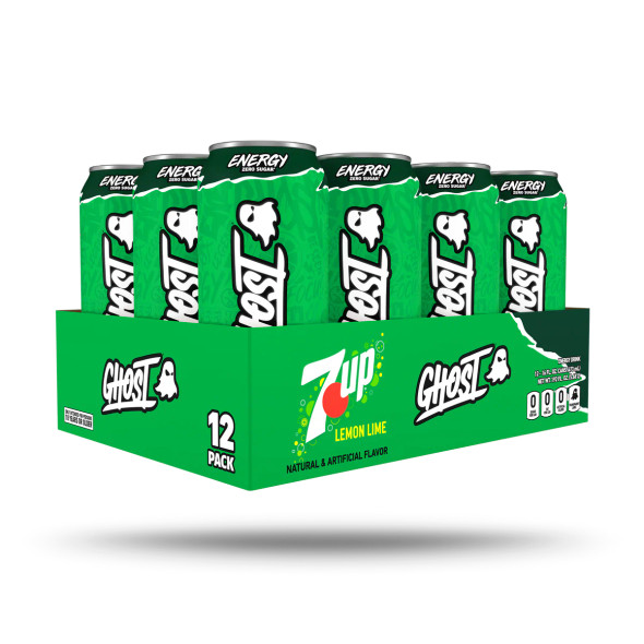 Ghost Energy 12pk - 7UP Lemon Lime Soda