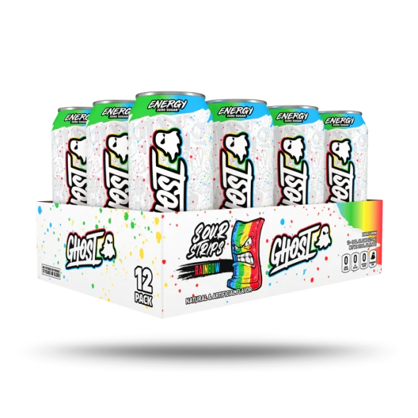 Ghost Energy 12pk- Sour Strips Rainbow