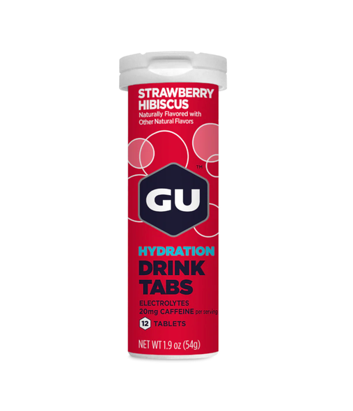 GU Energy Hydration Tabs 8pk- Strawberry Hibiscus
