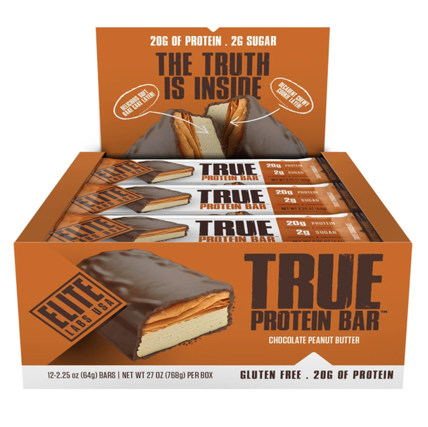12pk True Protein Bar - Choc. Peanut Butter