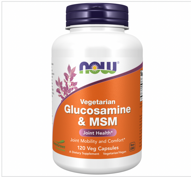 NOW Foods Veg Glucosamine w/ MSM 120caps