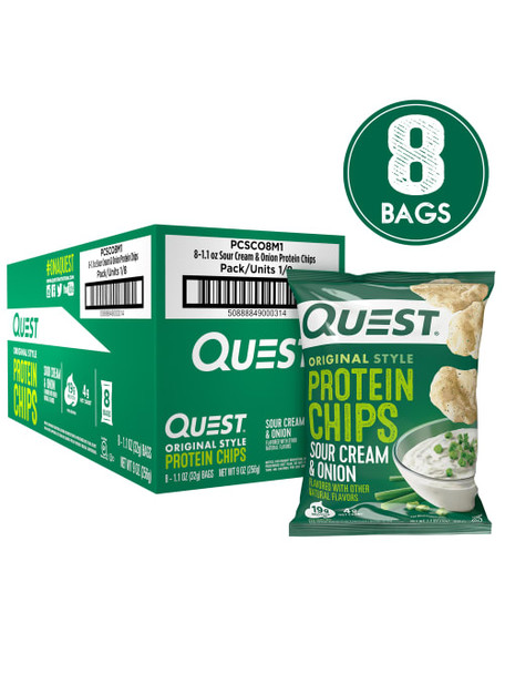 Quest Chips 8pk- Sour Cream & Onion