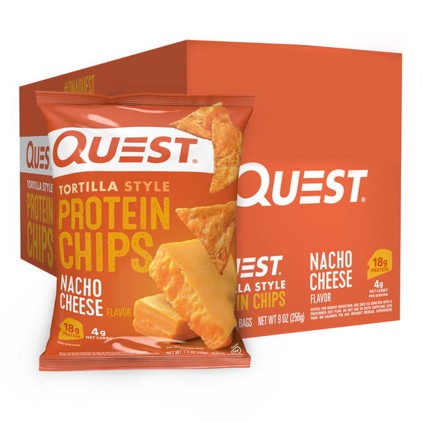 Quest Chips 8pk- Nacho Cheese