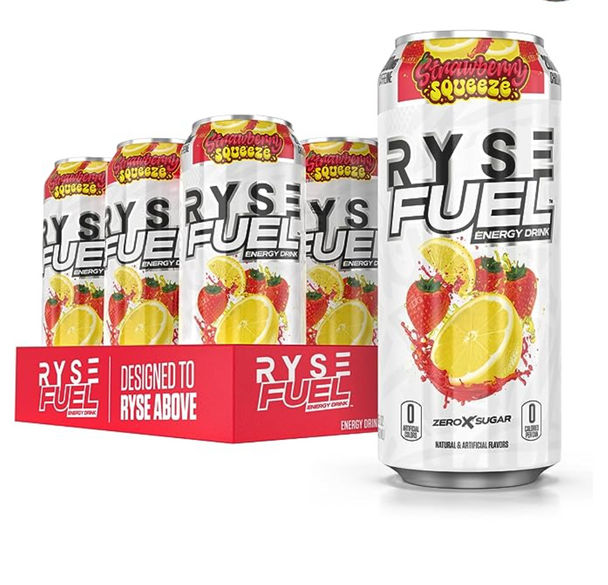 RYSE RTD 12PK - Strawberry Squeeze