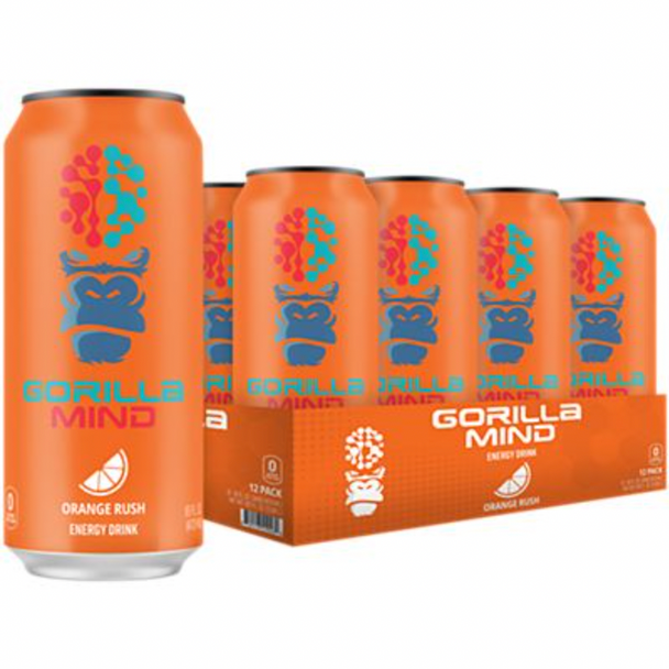 GORILLA MIND ENERGY RTD 12PK -ORANGE RUSH