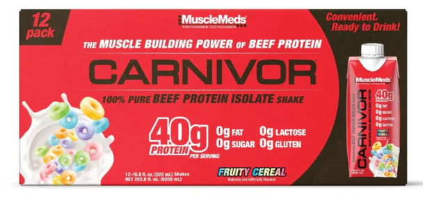 MuscleMeds Carnivor RTD 12pk - Fruity Cereal