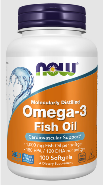 NOW Omega-3 1000mg 100gels