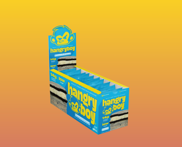 Hangry Boy Protein Cookie 12pk- Cookies & Cream
