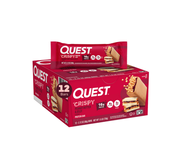 Quest Hero Bar 12pk- Peanut Butter & Jelly