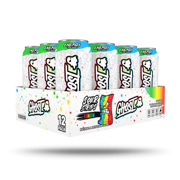 Ghost Energy 12pk- Sour Strips Rainbow