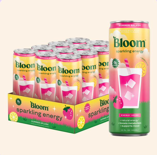 Bloom Sparkling Energy - 12pk Summer Splash