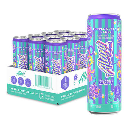 12pk Alani Nu- RTD Purple Cotton Candy