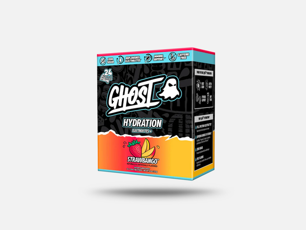 Ghost Hydration Stick 24pk- Strawbango