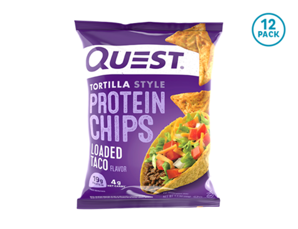 Quest Chips 8pk - Loaded Taco