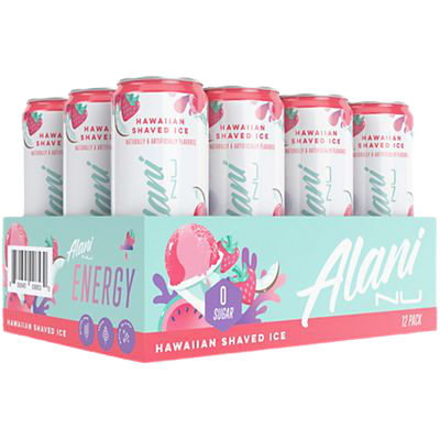 12pk Alani Nu RTD Hawaiian Shaved Ice Health City