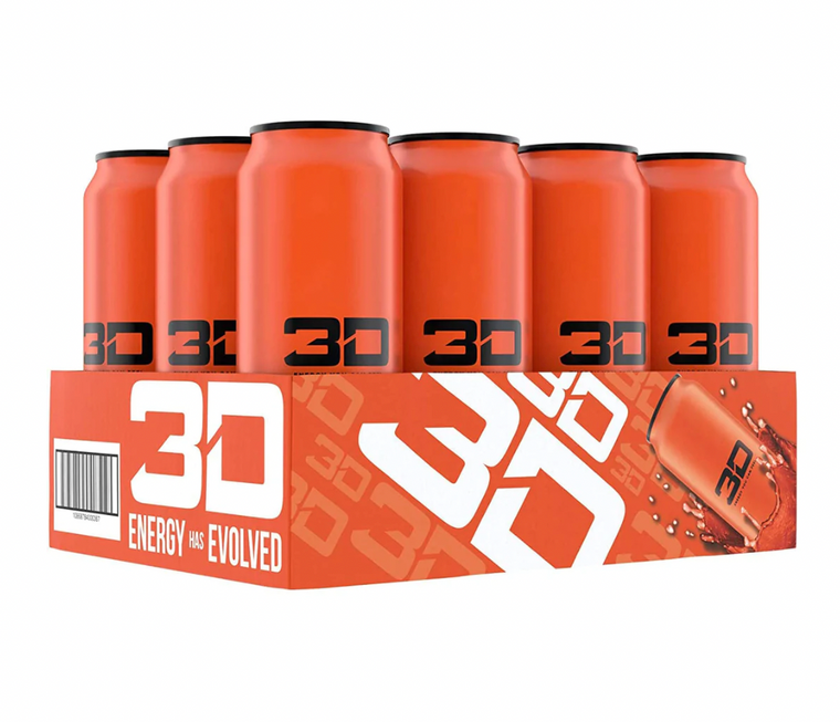 3D Energy - Orange: Orange Starburst (12pk)