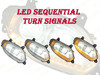 QSC Full LED Performance Chrome Headlight Assembly Pair for International LT