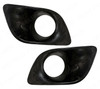 QSC Bumper Corners Left & Right Pair w/ LED Fog Light + Bezels for Kenworth T680